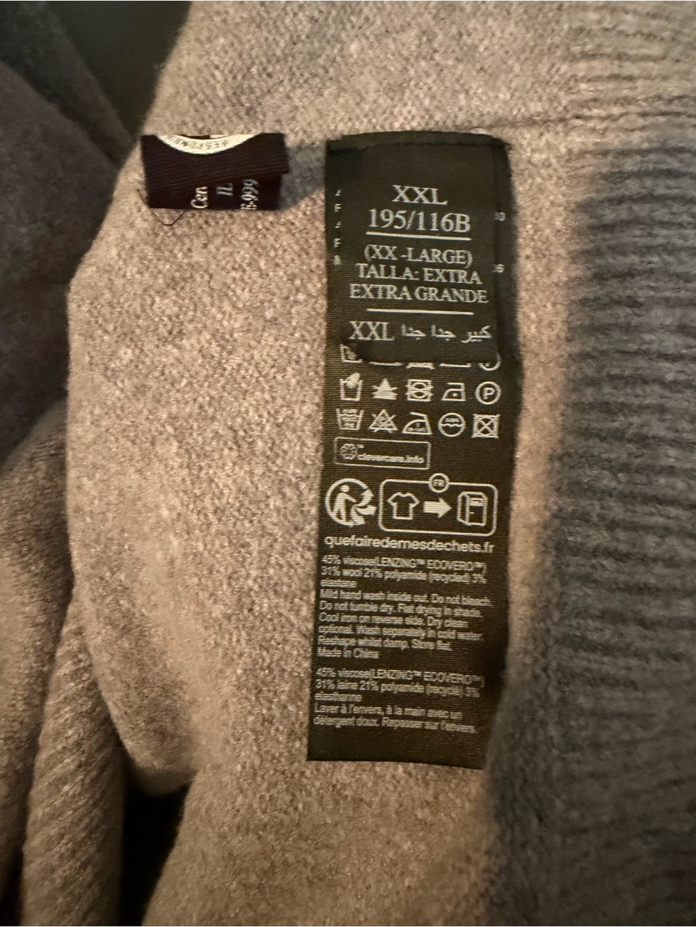 All Saints Light Gray Men's Crewneck Sweater - Picture 6 of 7